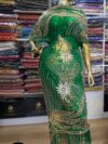 Emerald Crystal Stoned George Fabrics