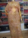 Peach with Gold Stone Sequence