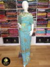 Powder Blue Medium George, Net on Silk