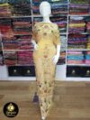 Champagne Gold Net on Silk Multiples Stones Luxury George